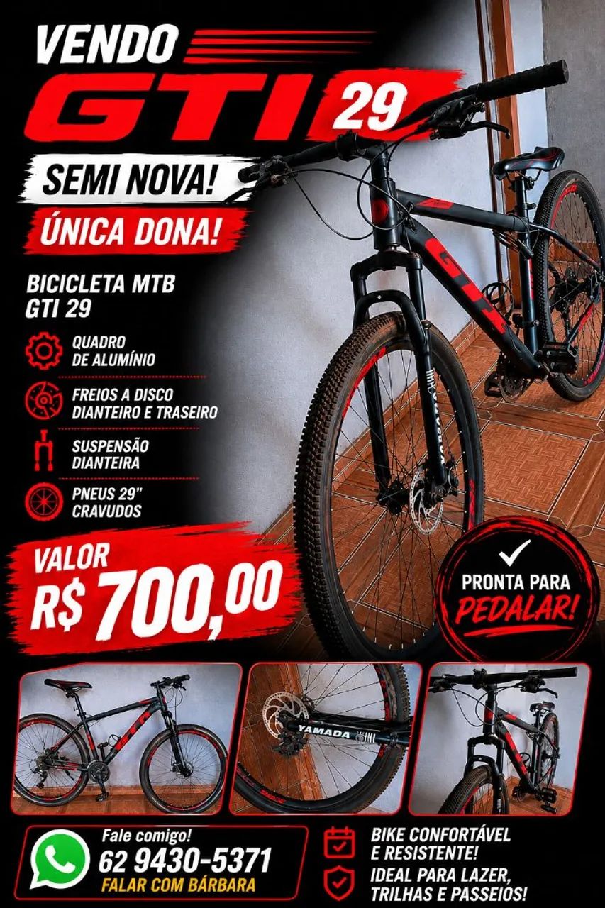 Vendo bike GTI 29 