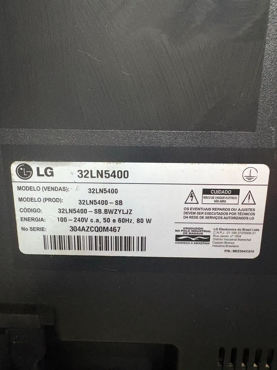TV LG 32 POLEGADAS 32LN5400