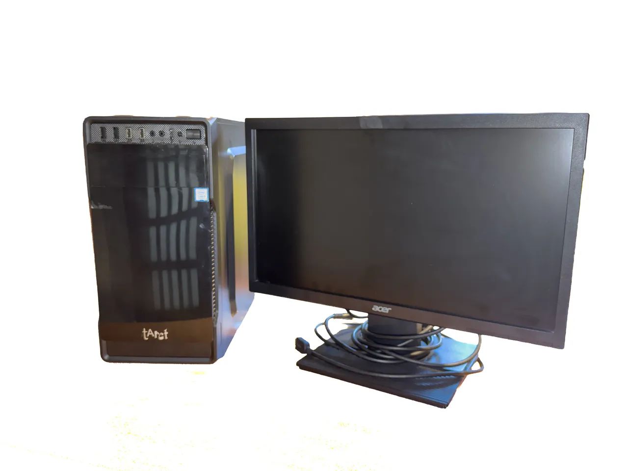 PC Desktop NVIDIA 8gb RAM + SSD + MONITOR