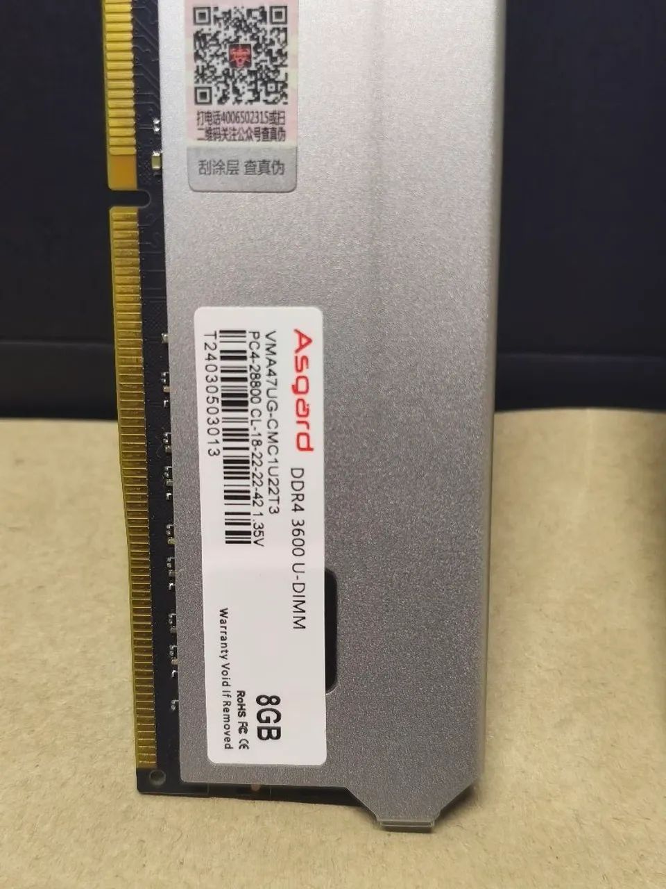 Memória ram ASGARD 2X8 3600mhz - Foto 3