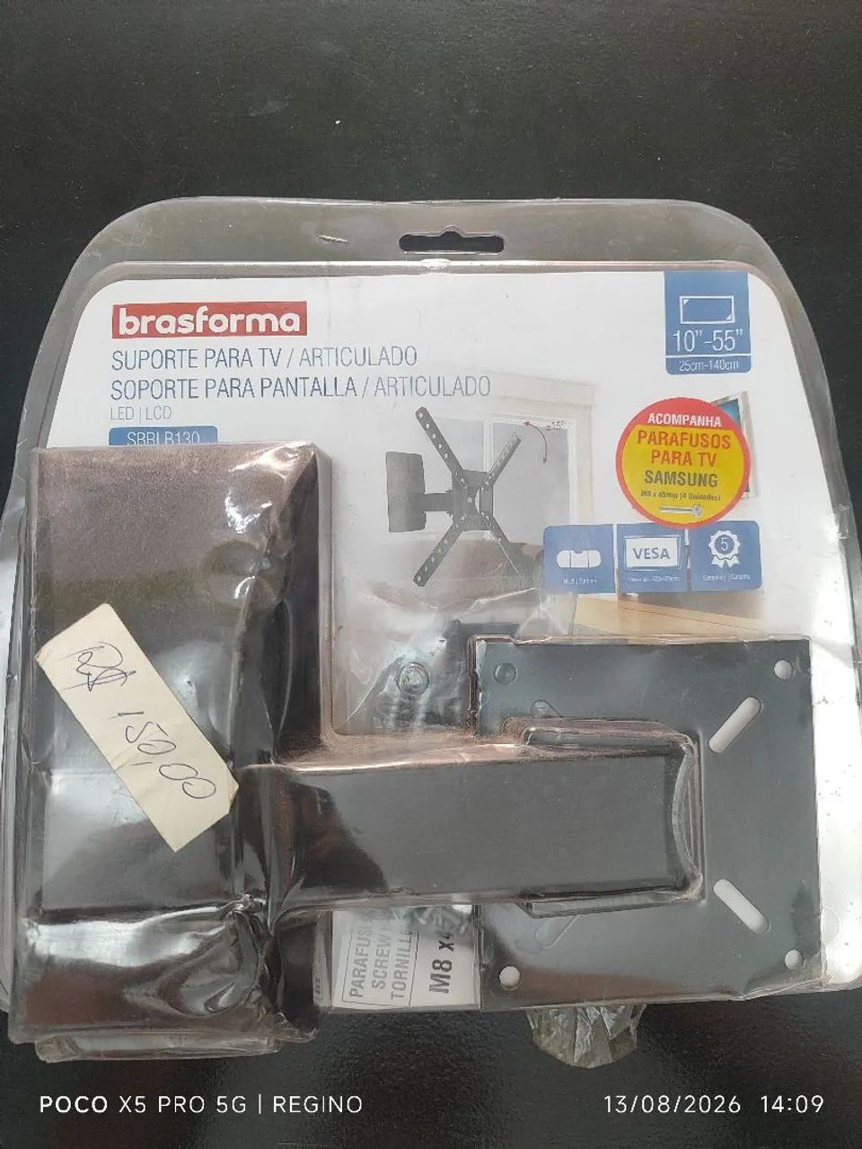 Suporte para tv articulado de 10 a 55 polegadas 