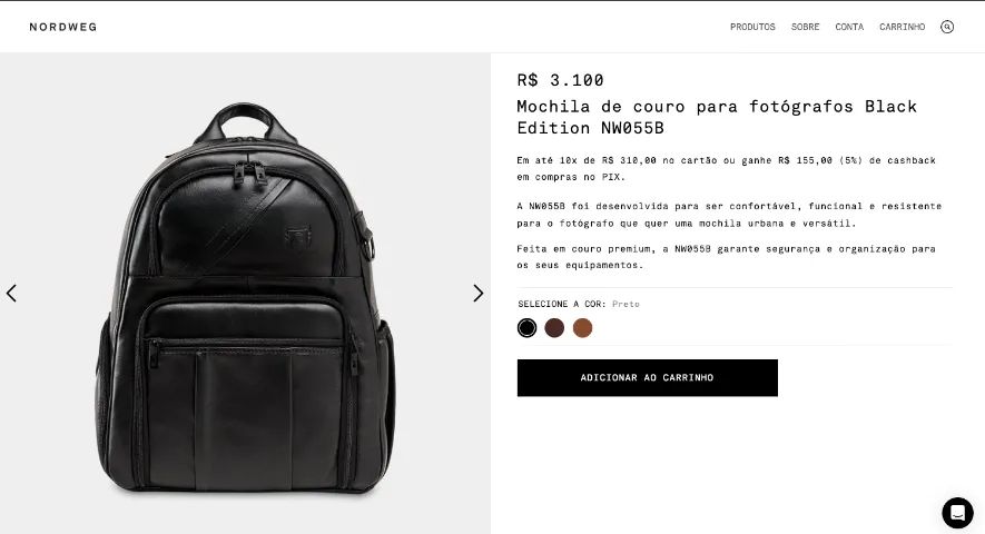 Mochila de couro - Foto 3