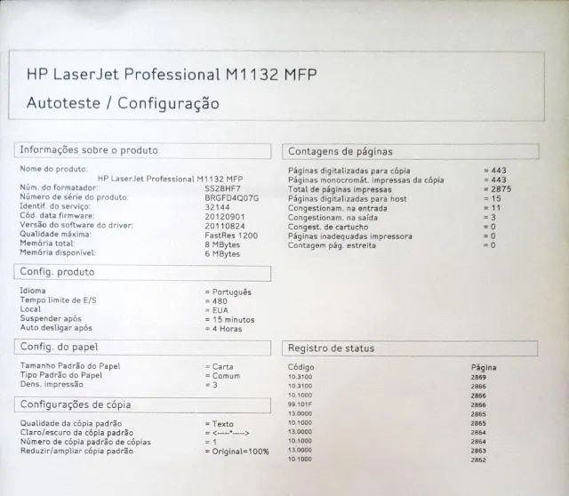 Impressora Laser HP M1132 MFP - Foto 6