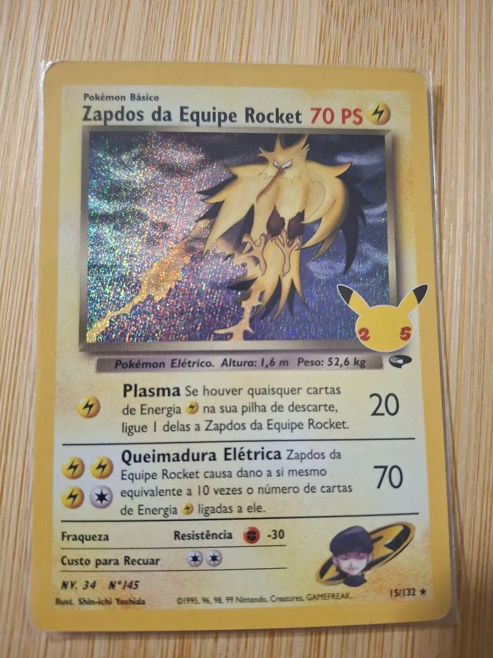 ZAPDOS DA EQUIPE ROCKET - Edição 25 anos