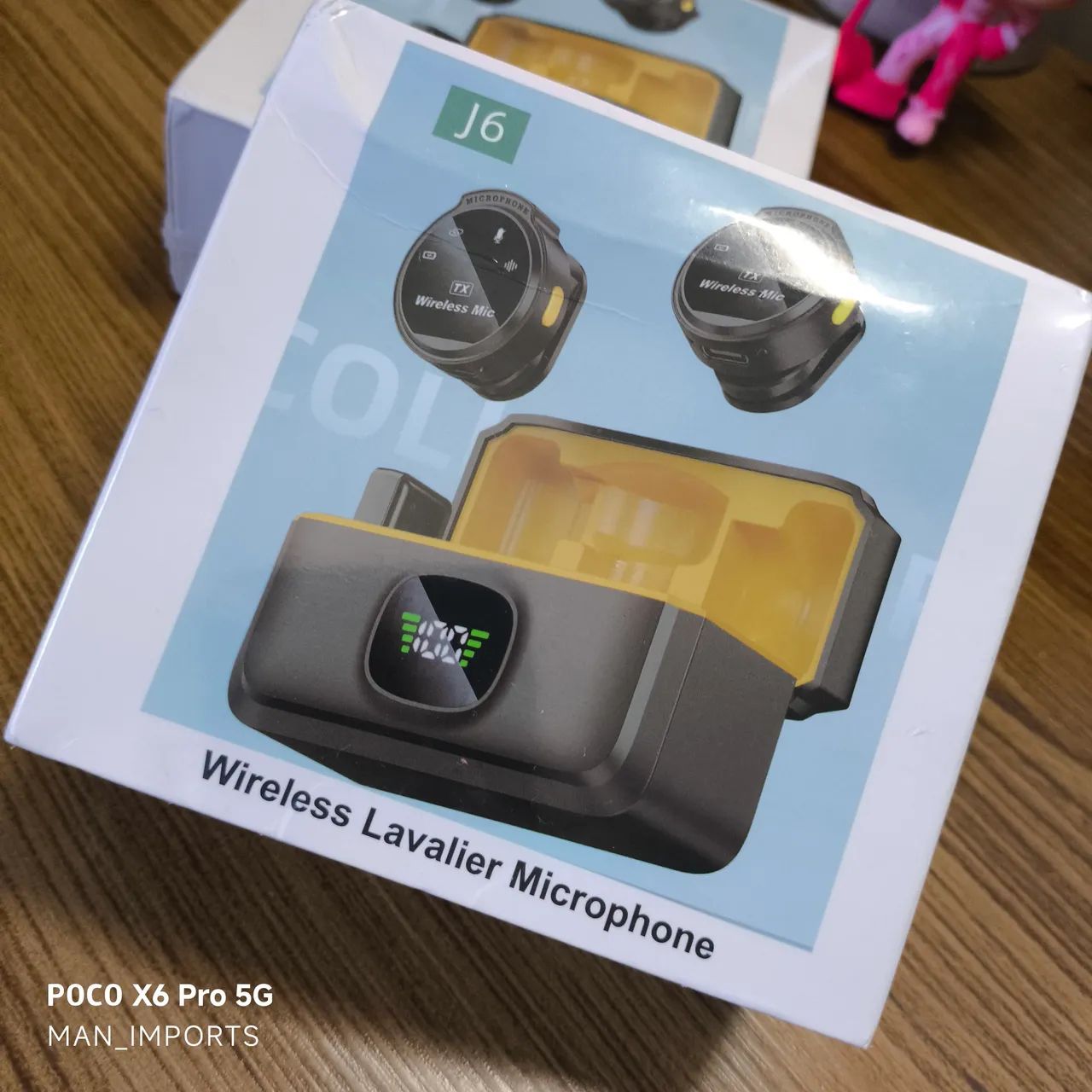 Microfone de Lapela Sem Fio J6 (Type-C) - Áudio Profissional no Seu Celular - Foto 6