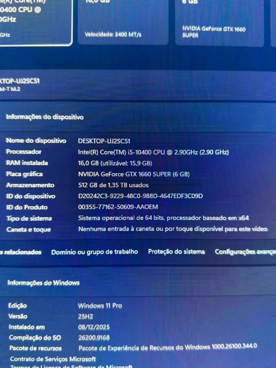 PC GAMER - I5 10400 - GTX 1660 SUPER - SETUP COMPLETO!! - Foto 2