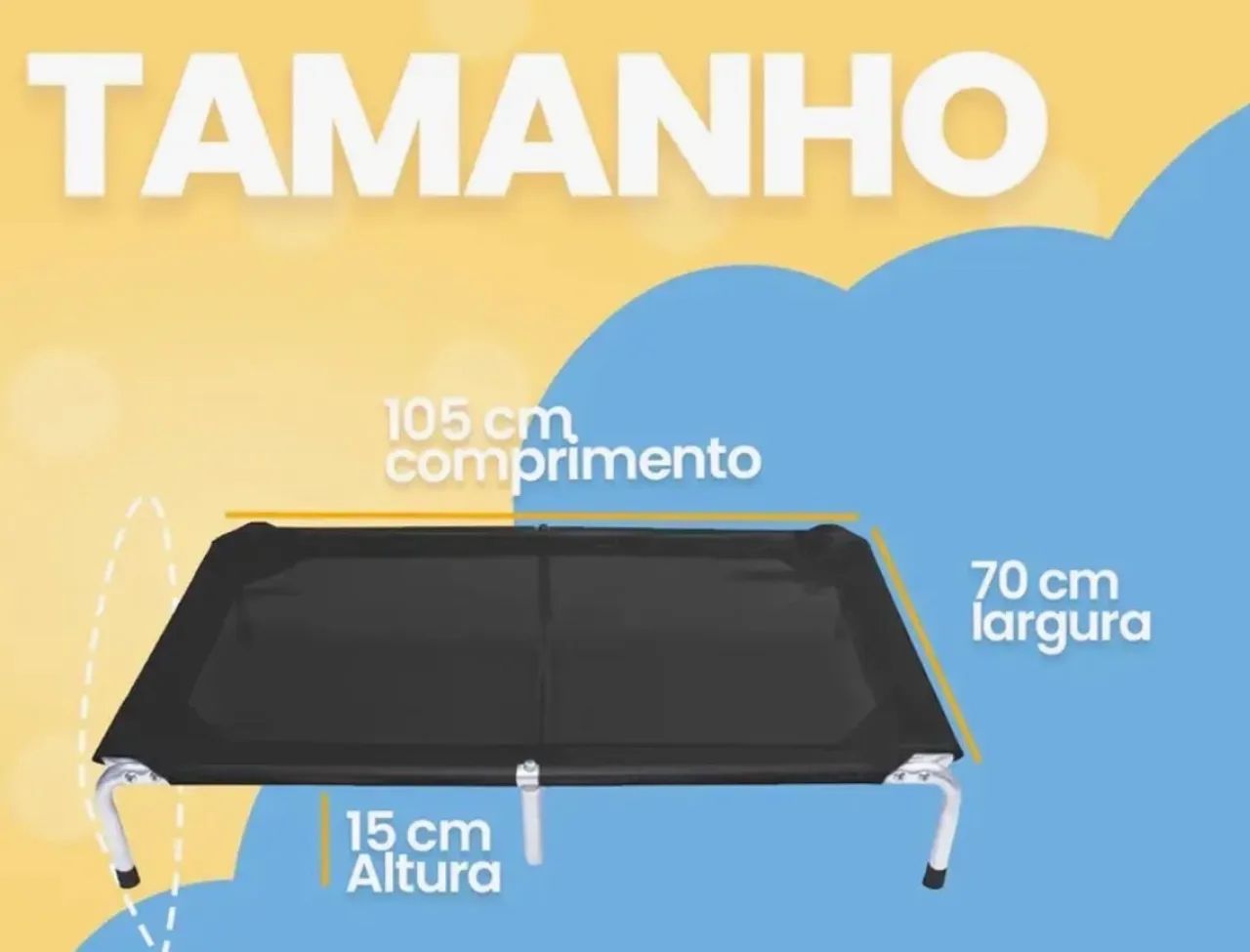 Cama suspensa para cachorros  - Foto 4
