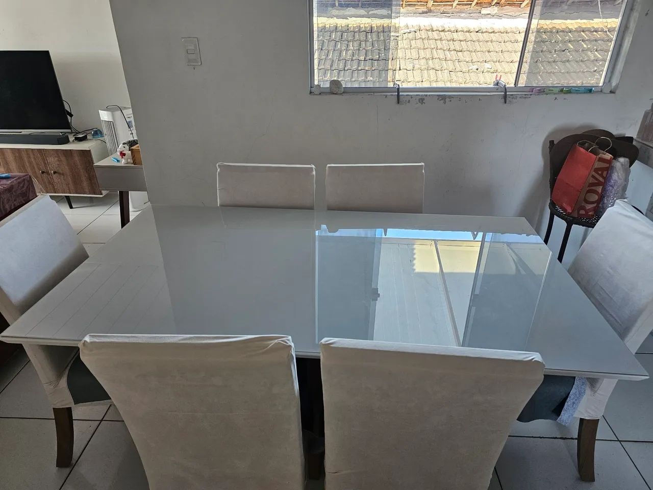 Mesa 6 Lugares Vidro - Foto 2