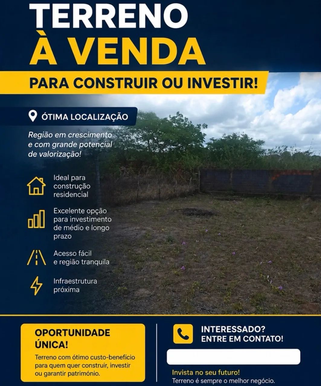 Vendo terreno ou troco em Carro