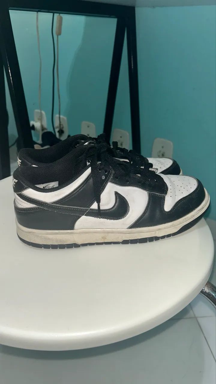 Tênis Nike Dunk preto e branco - Foto 4