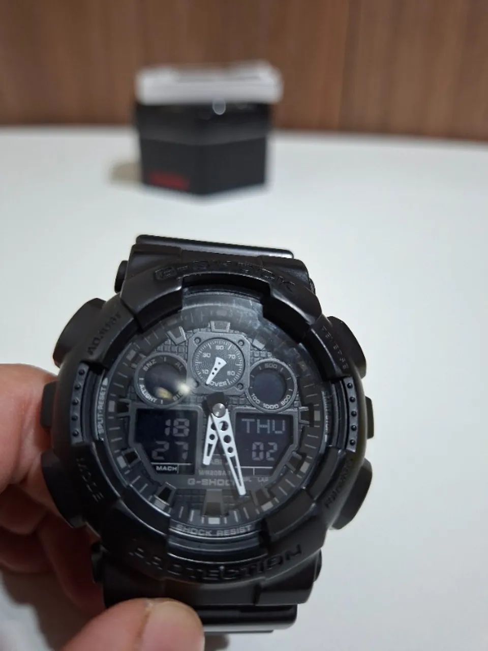 Relógio Casio G-Shock GA-100 Preto - Original - Excelente Estado - Foto 3
