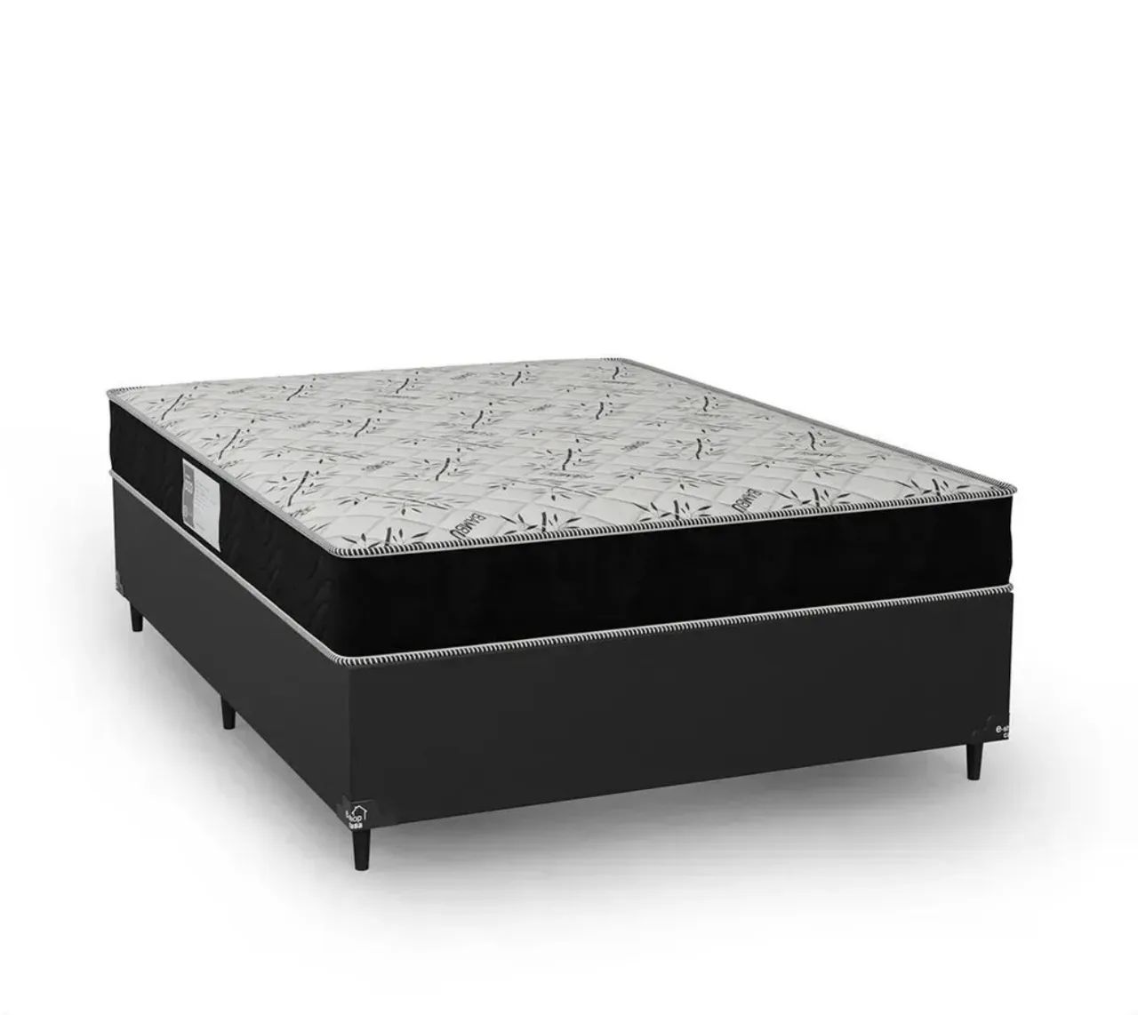 cama box de casal e colchão 