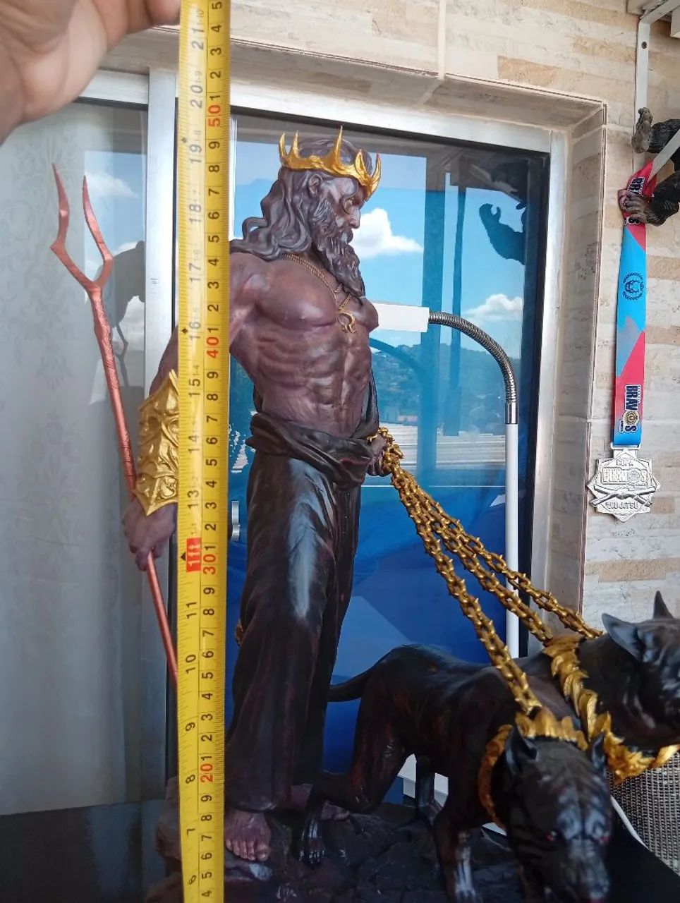 Hades 60 cm em resina 3D realista  - Foto 4