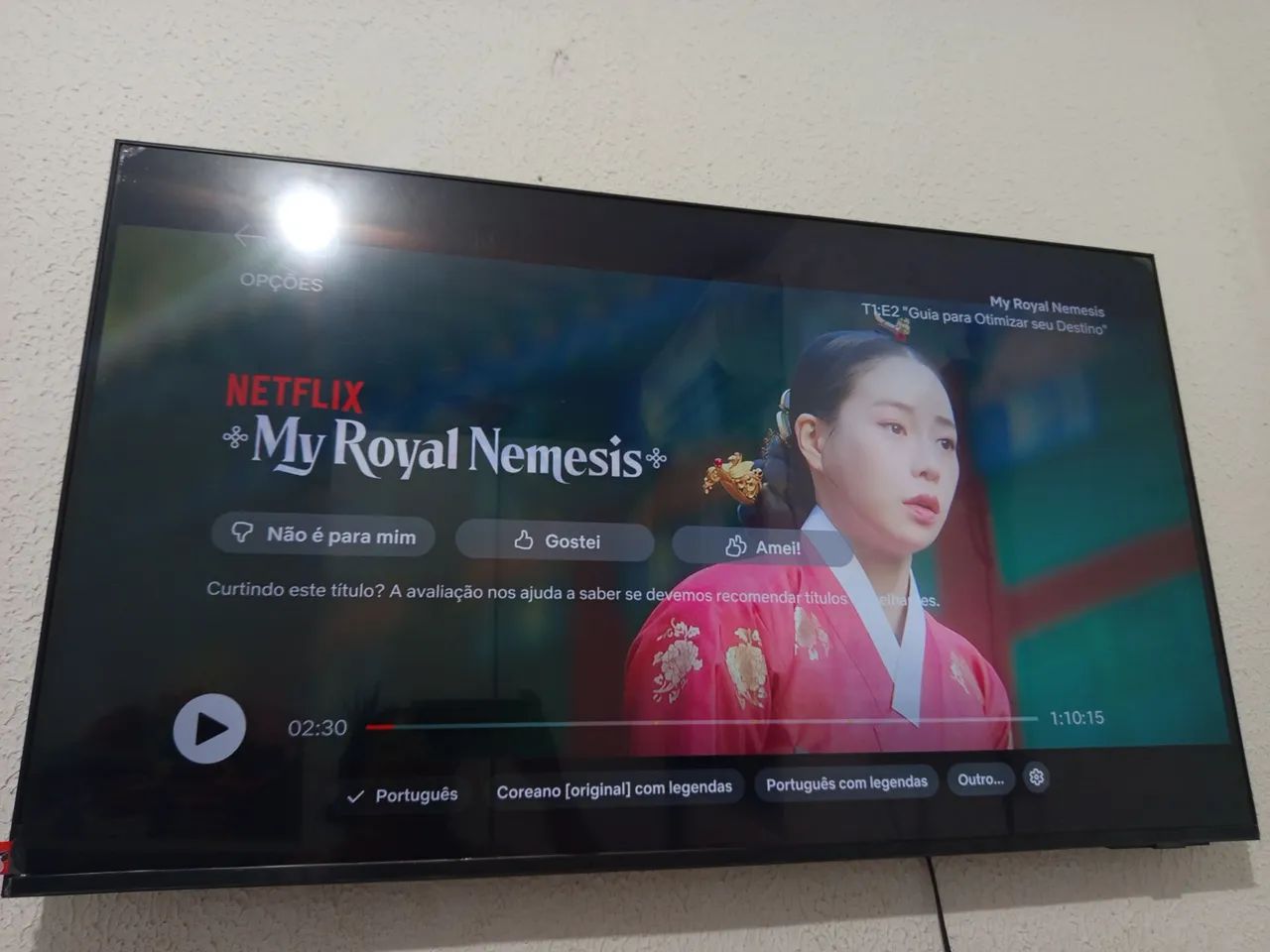 Smart tv Samsung 4K 43 polegadas 