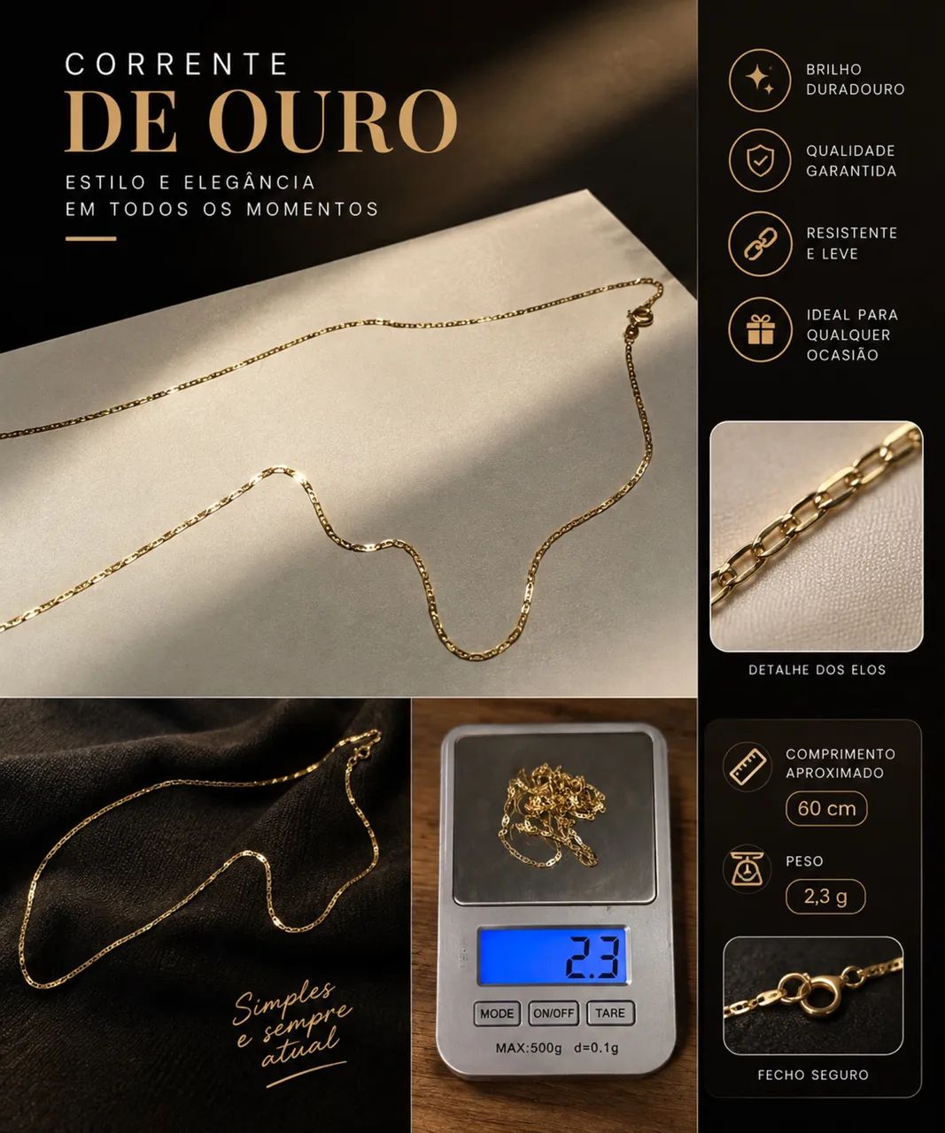 Corrente de ouro 