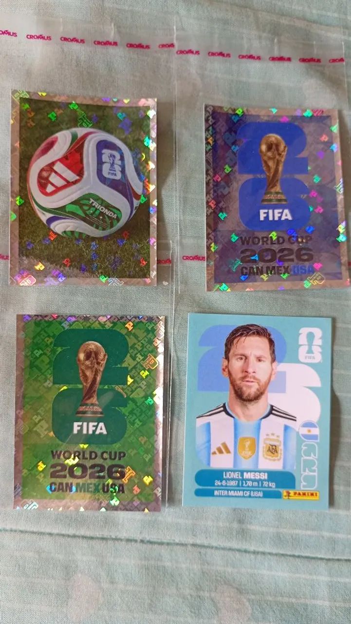 Figurinhas do álbum da copa 2026
