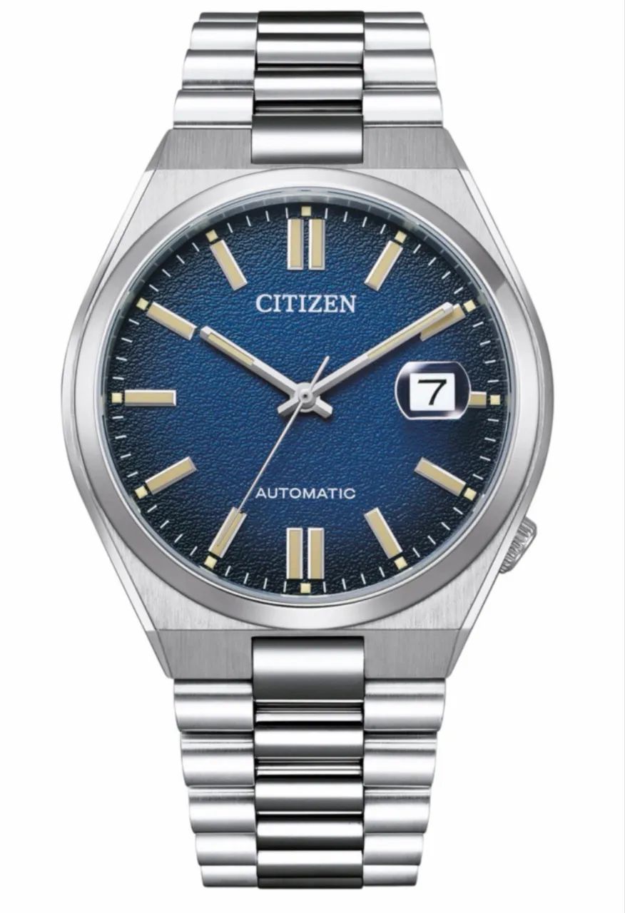 Relógio Citizen Tsuyosa Automático Azul Novo - Foto 3