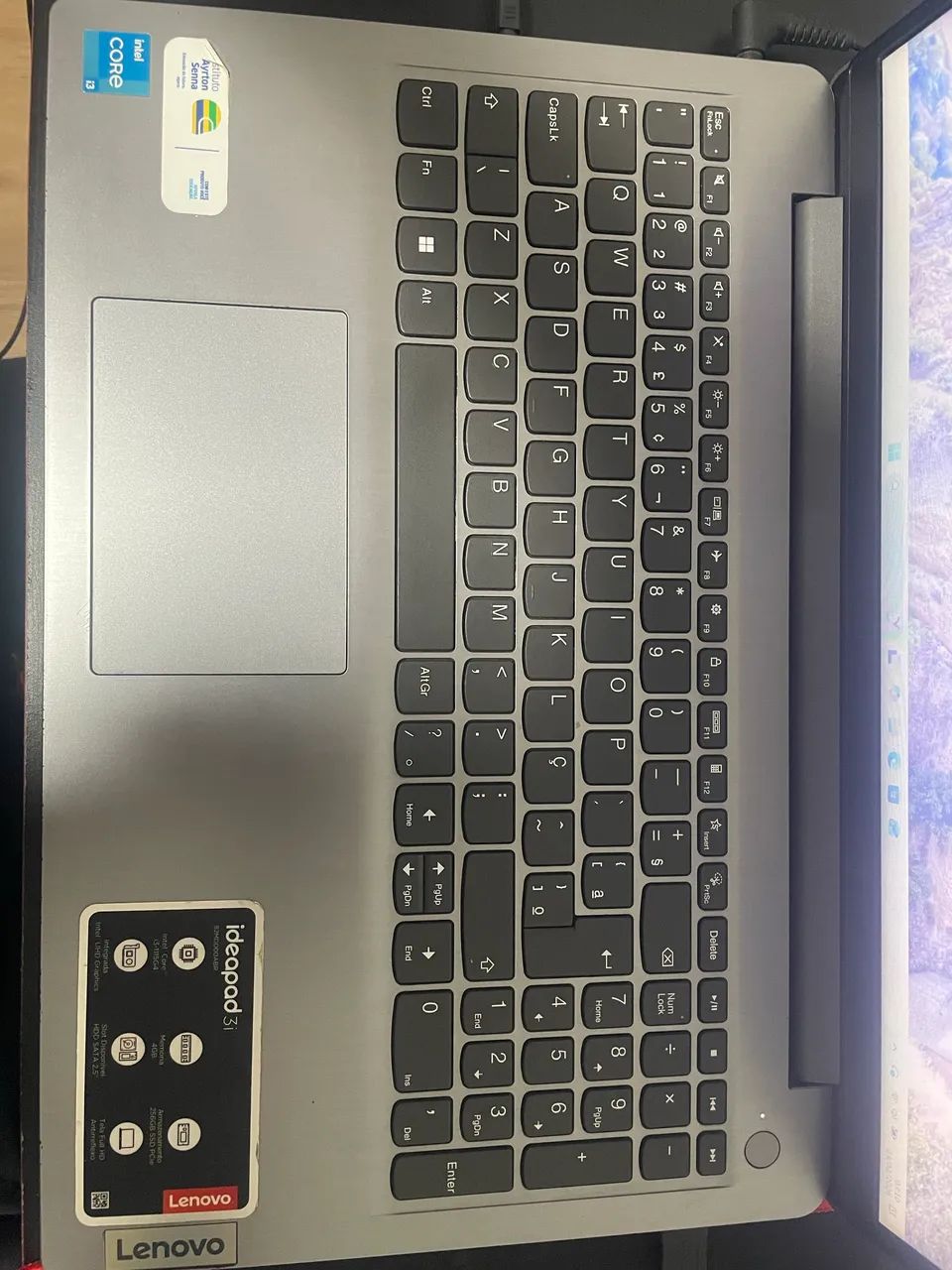 Notebook Lenovo IdeaPad 3i i3 11ª Geração 12GB RAM SSD 256GB - Conservado - Foto 4