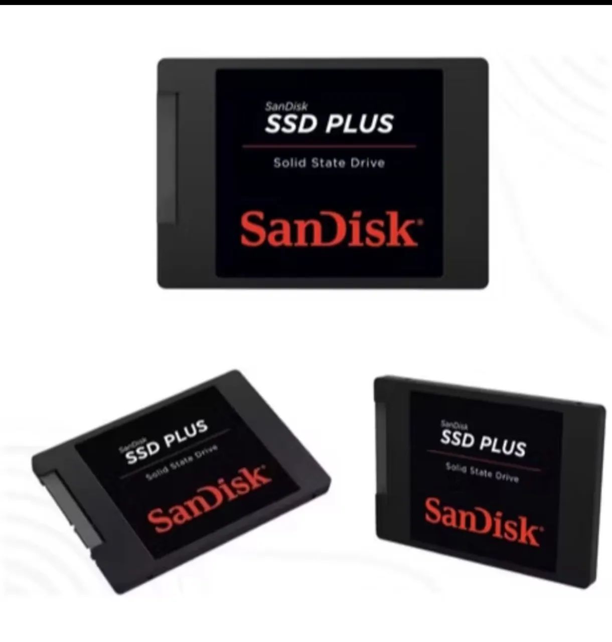 3 unidades SSD SanDisk 480 gb