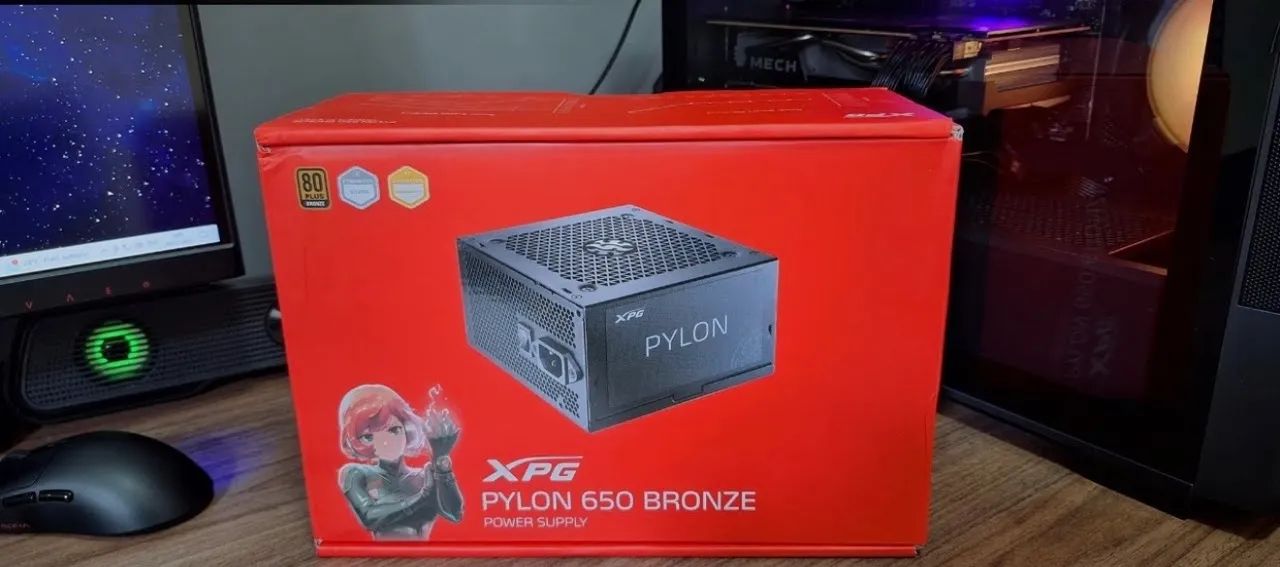 Fonte XPG 650w 80 plus 