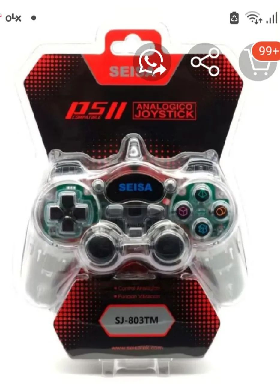 Controle Playstation 2 Novo