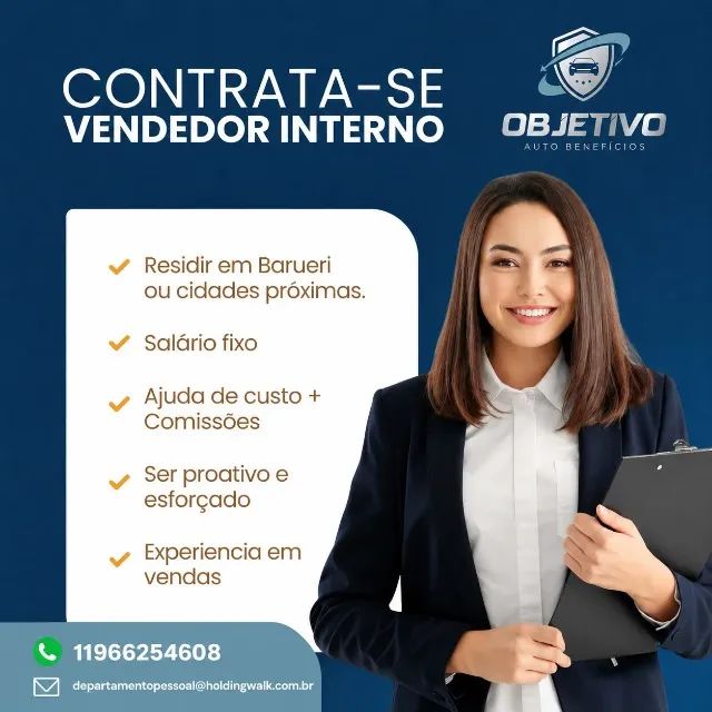 Vendedor(a) com experiência em vendas