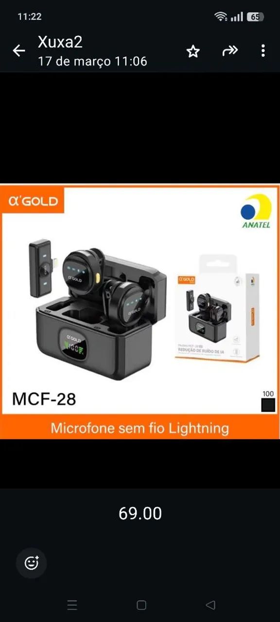 Microfone lapela  - Foto 5