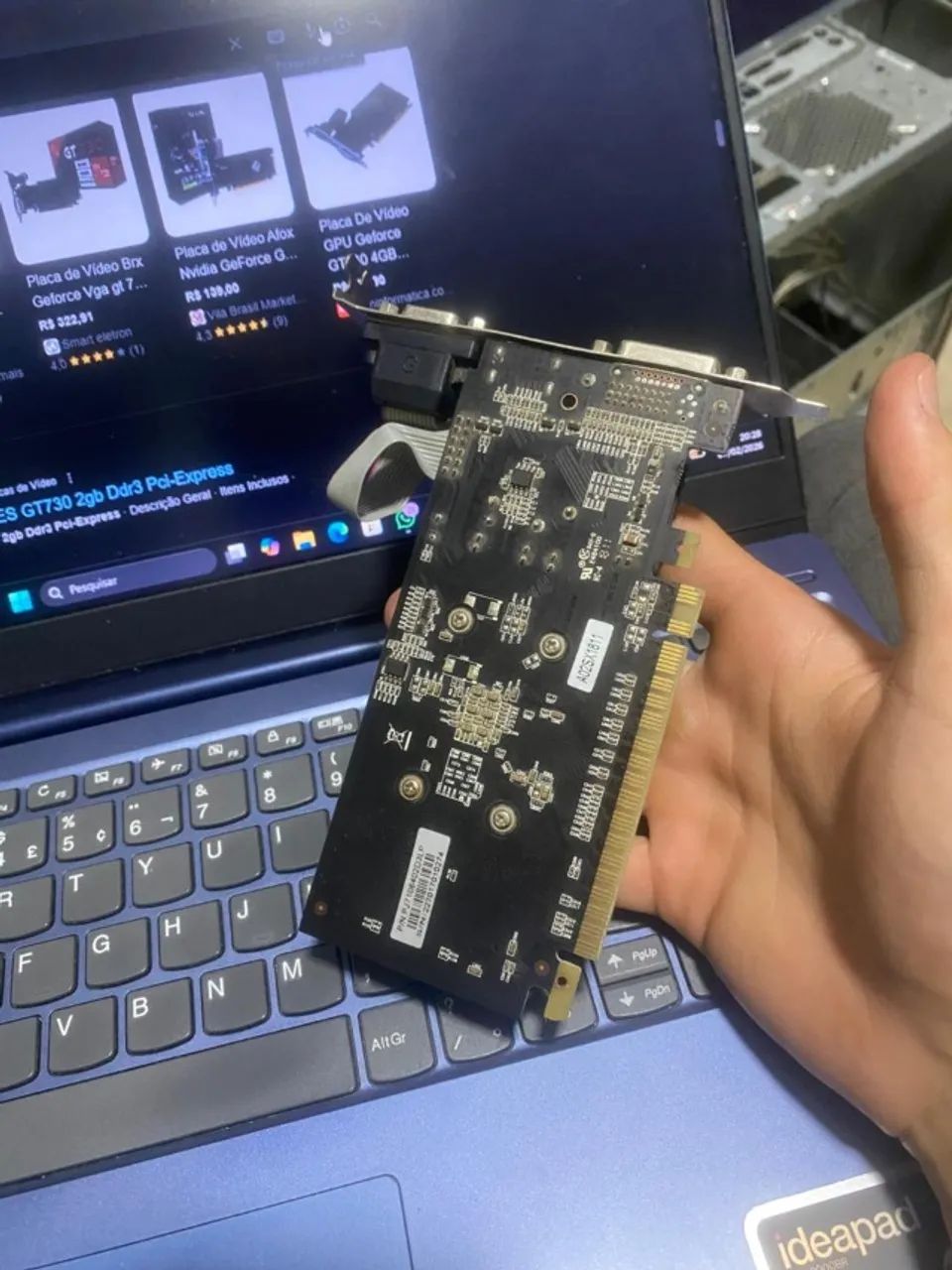 Placa de Video 1gb VGA / DVI / HDMI Lp Af710-1024d3 Afox - Foto 2