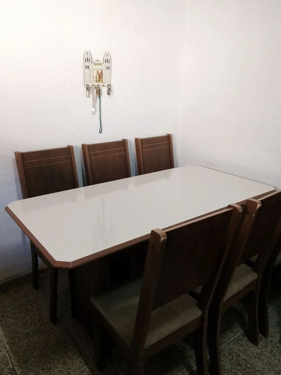 Mesa de cozinha com 6 cadeiras - Foto 3