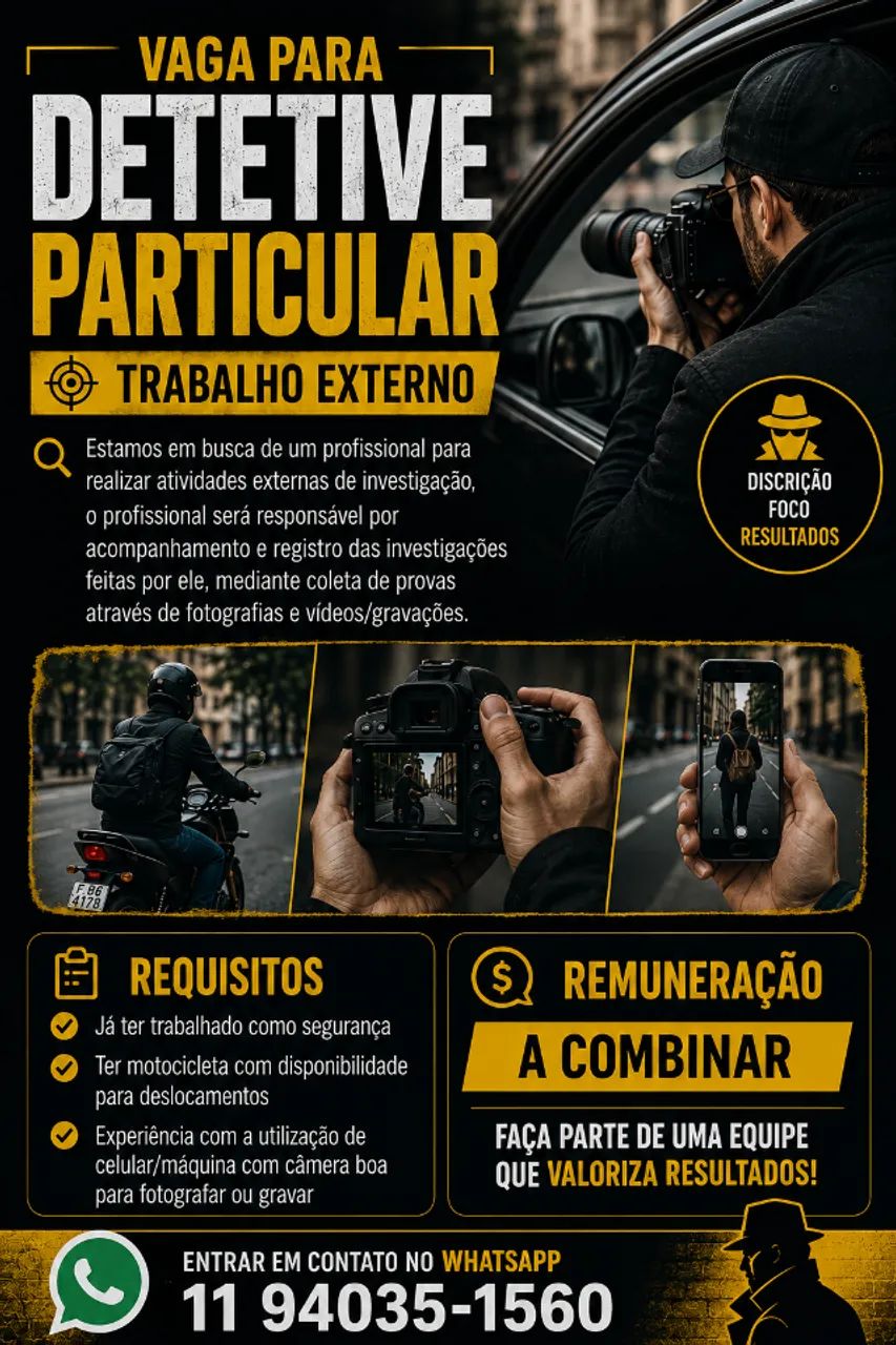  Trabalho externo - Investigação particular 