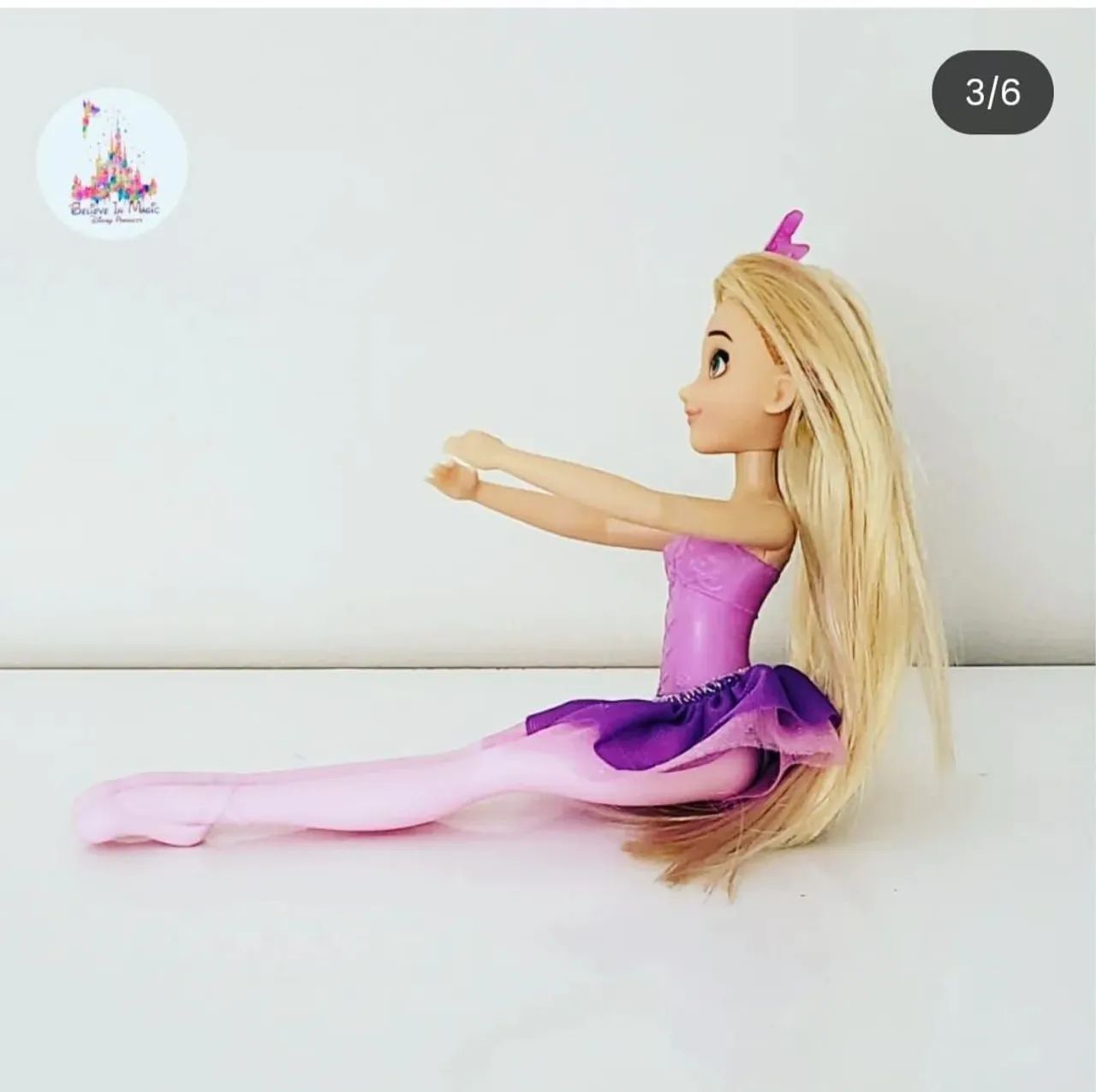 Boneca Princesa Disney Rapunzel Bailarina Hasbro - Foto 3