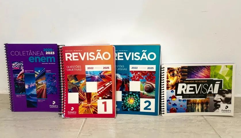 Apostila Poliedro 2025 Extensivo Completo - Semi Novo - Foto 5