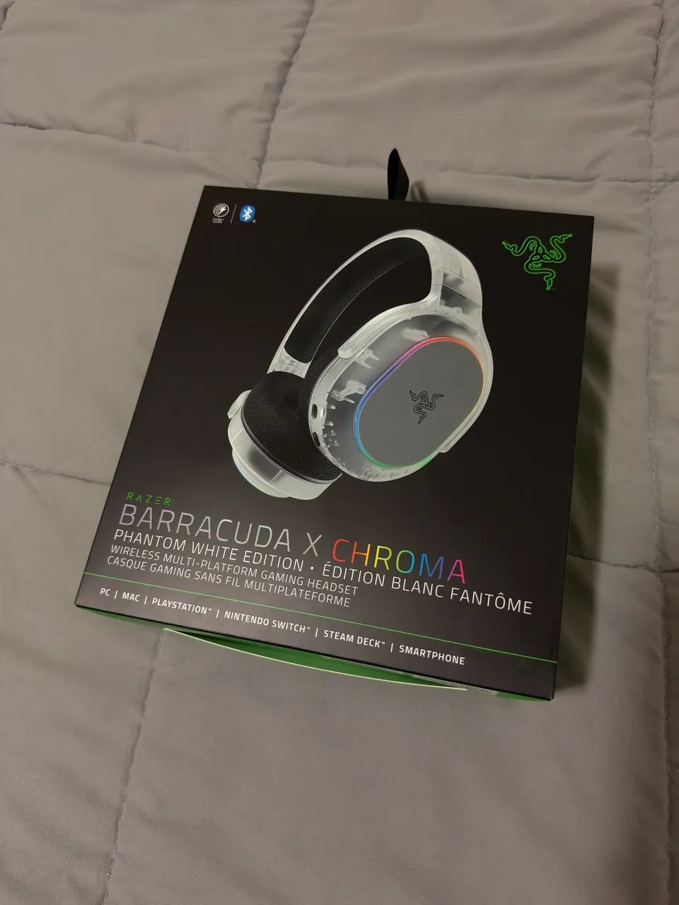 Headset Razer Barracuda X Chroma Phantom White - Foto 2