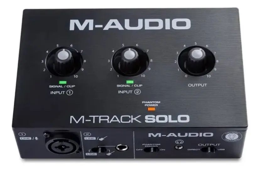 Interface M-audio M-track M-track Solo - Foto 2