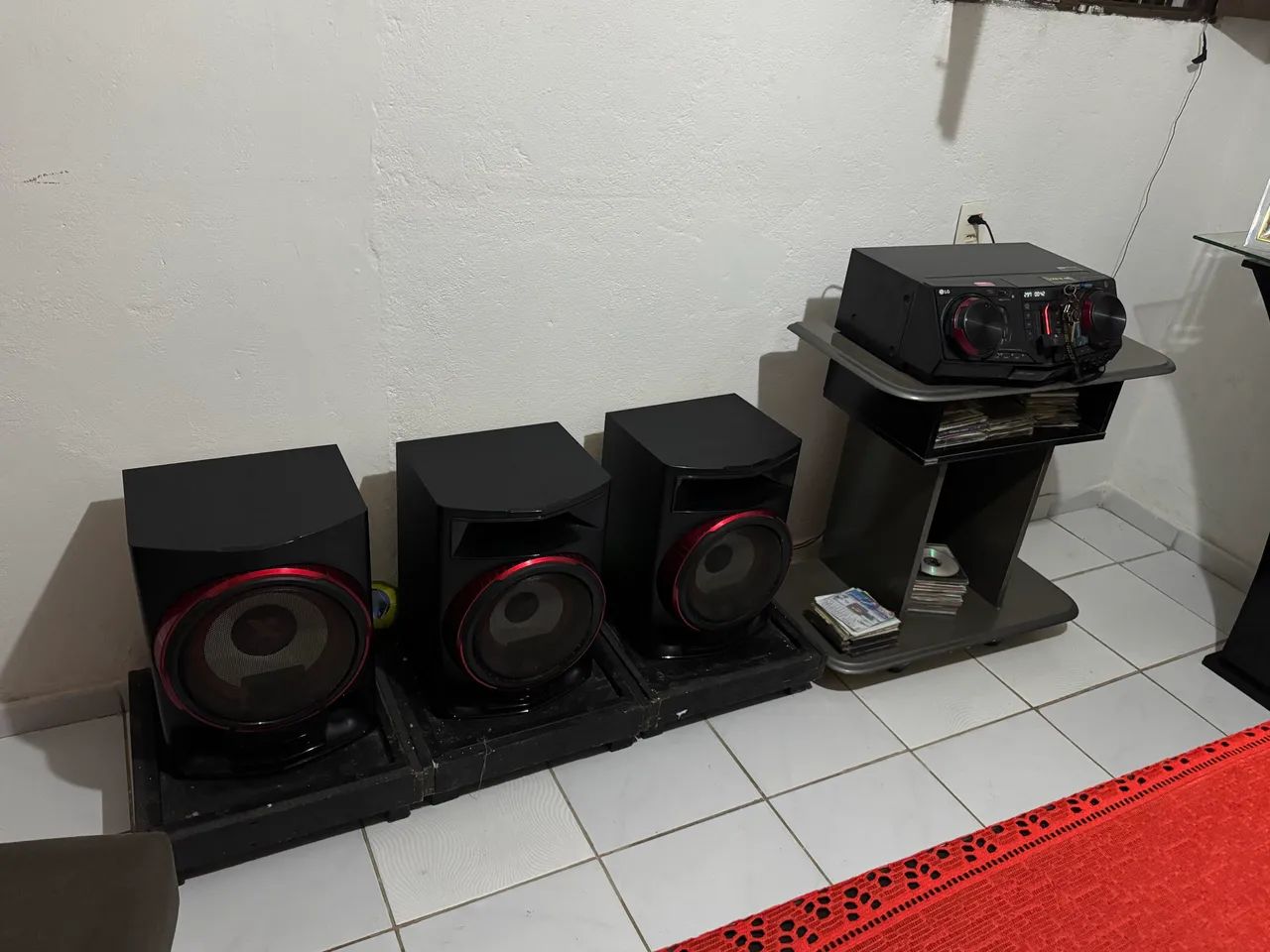 LG XBOOM CJ88 2250W RMS - 3 Caixas + Módulo - Foto 5