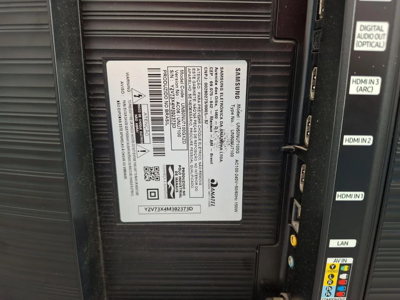 Tv 50 polegadas para retirada de peças  - Foto 3