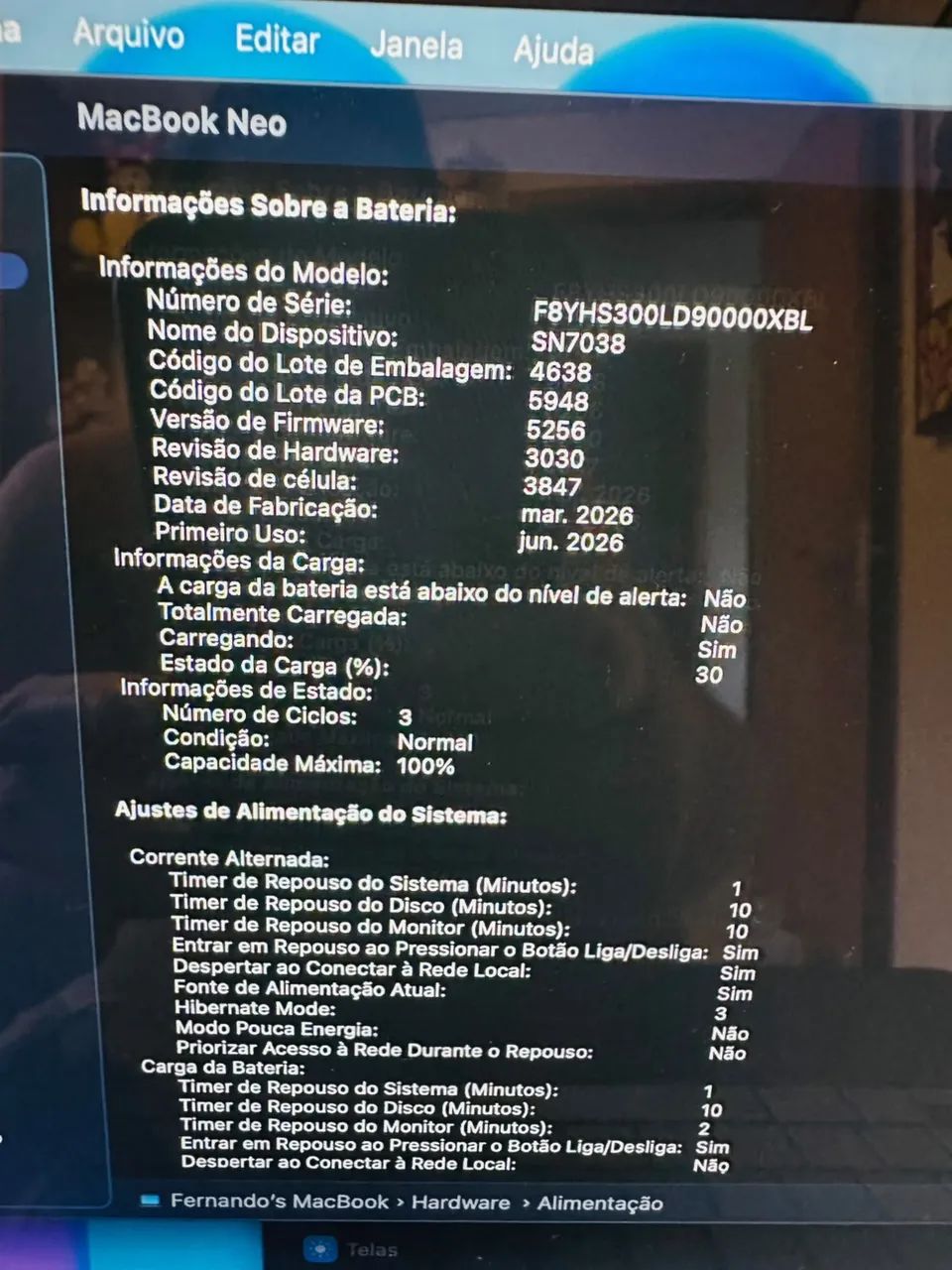 MacBook Neo 13? - A18 Pro | 8GB | IMPECÁVEL | APENAS 3 CICLOS - Foto 3