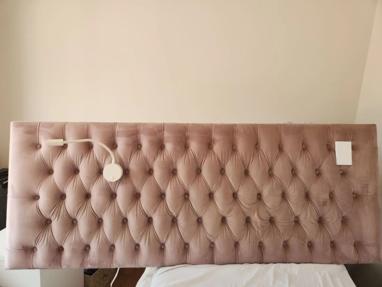 Cabeceira de cama em veludo - Foto 3