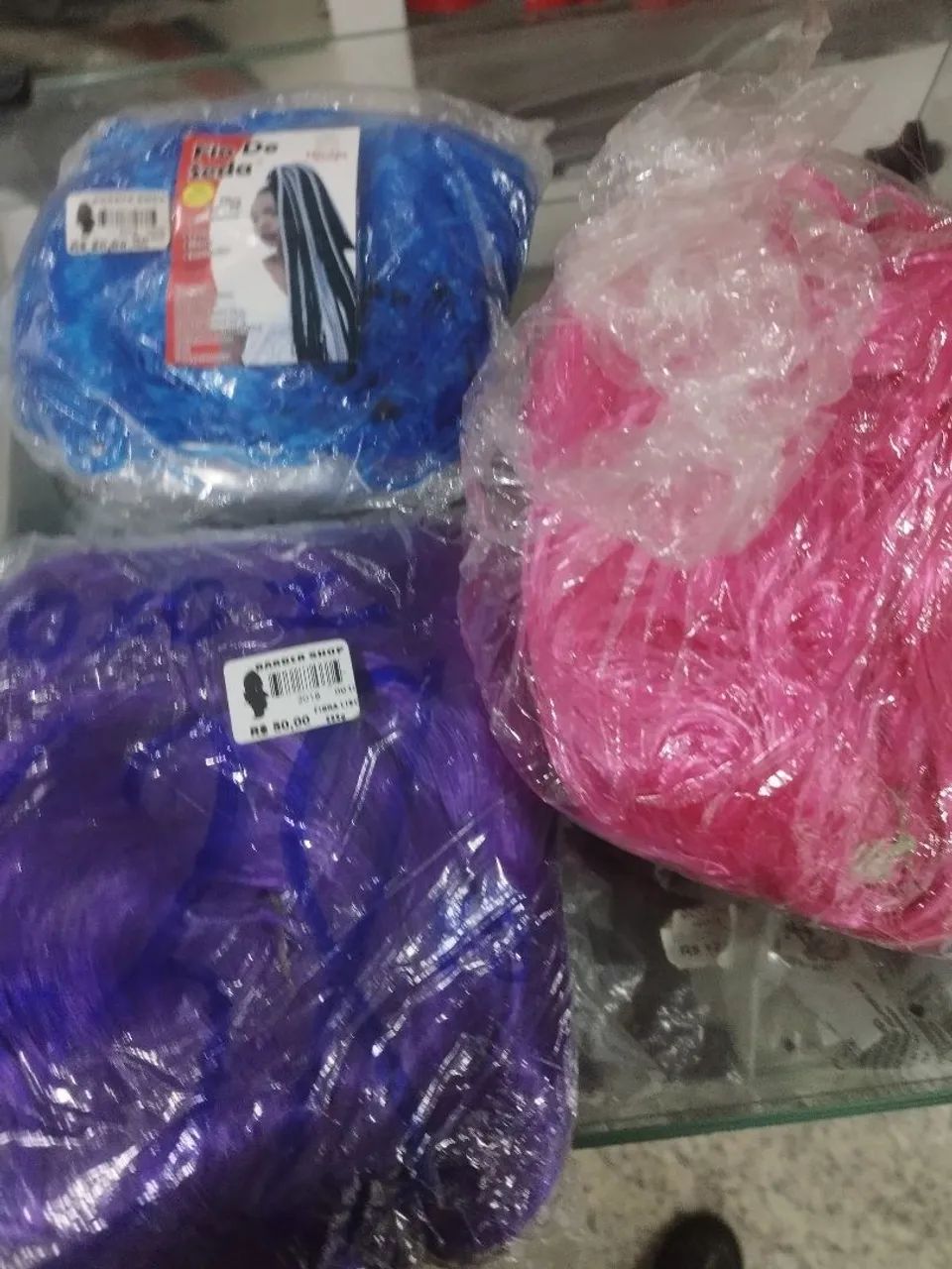 FIBRA PARA TRANÇA COLORIDA  - Foto 2