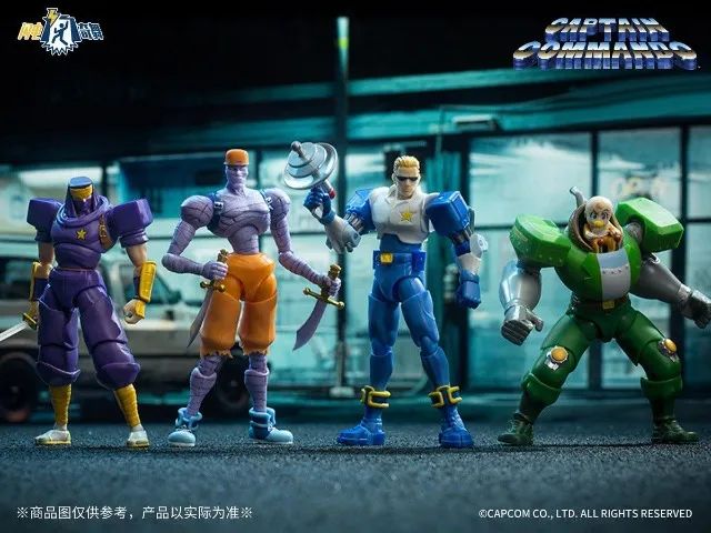 Captain Commando, Ginzu, Mack, Baby - 52Toys Action Figure