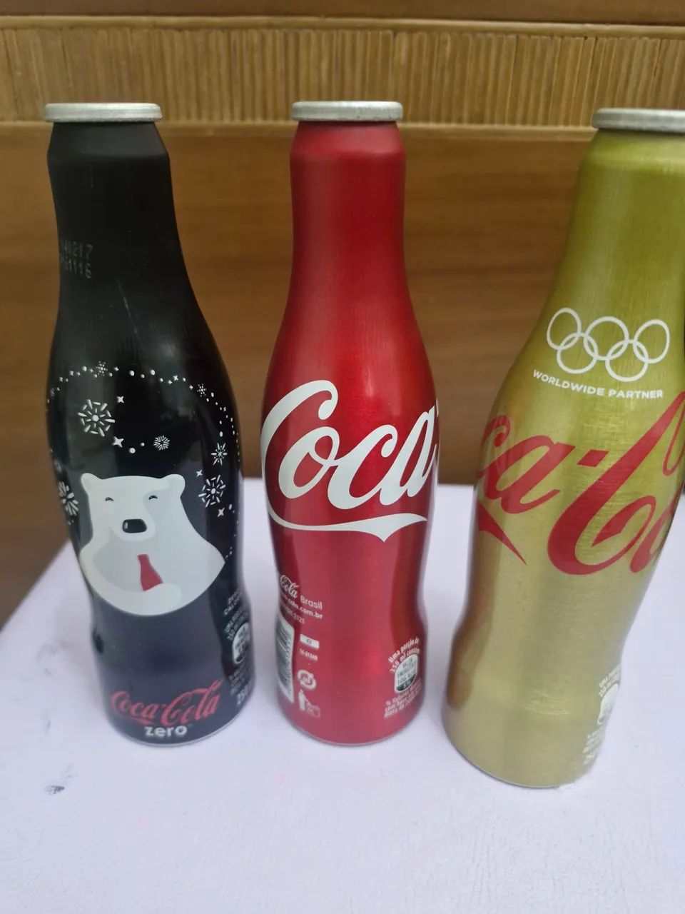 Garrafinhas colecionáveis Coca - Cola - alumínio  - Foto 3