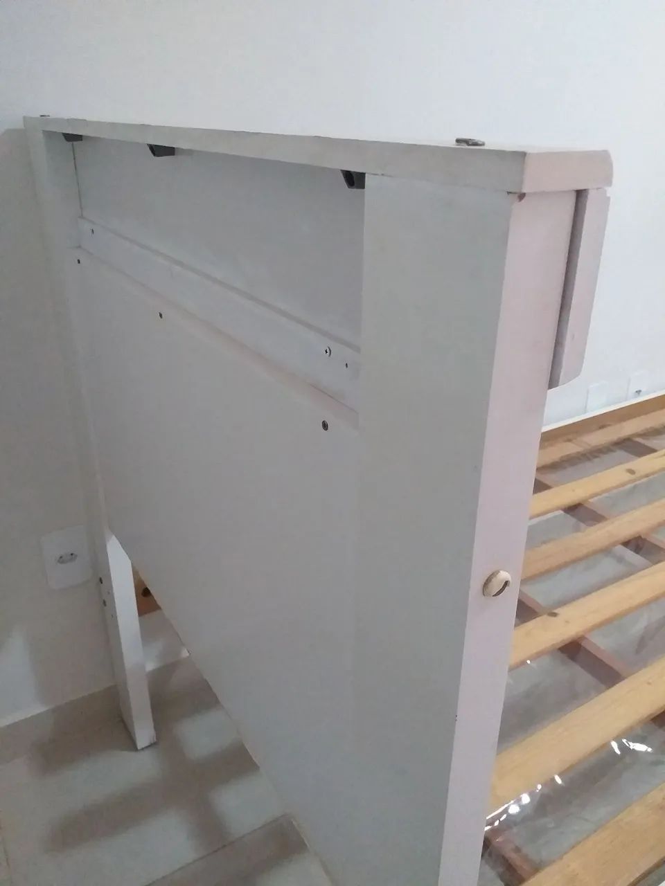 Cama de solteiro em mdf com colchão . - Foto 4