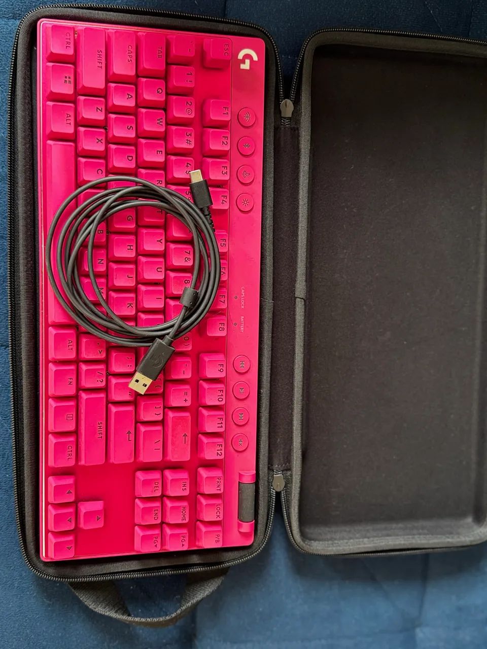 Teclado gamer sem fio Logitech G pro X TKL - Foto 3