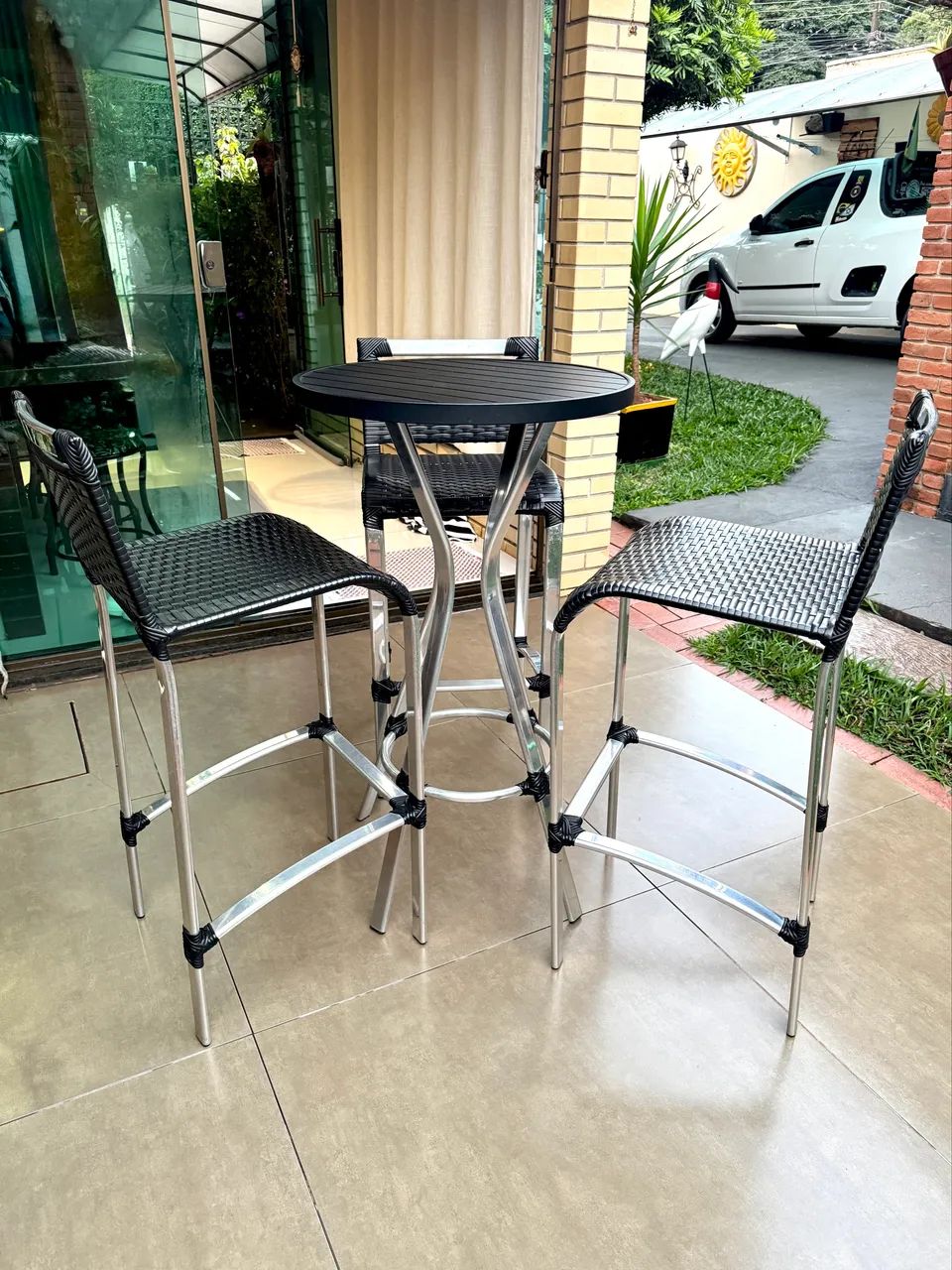 Conjunto de Mesa Bistrô + 3 Banquetas - Foto 3