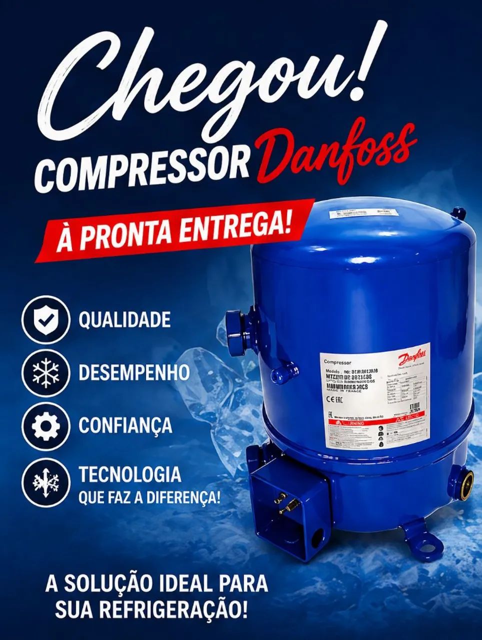 Compressores danfoss retificado a base de troca  - Foto 3