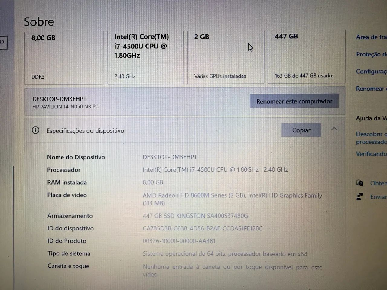Notebook HP - i7  - Foto 2