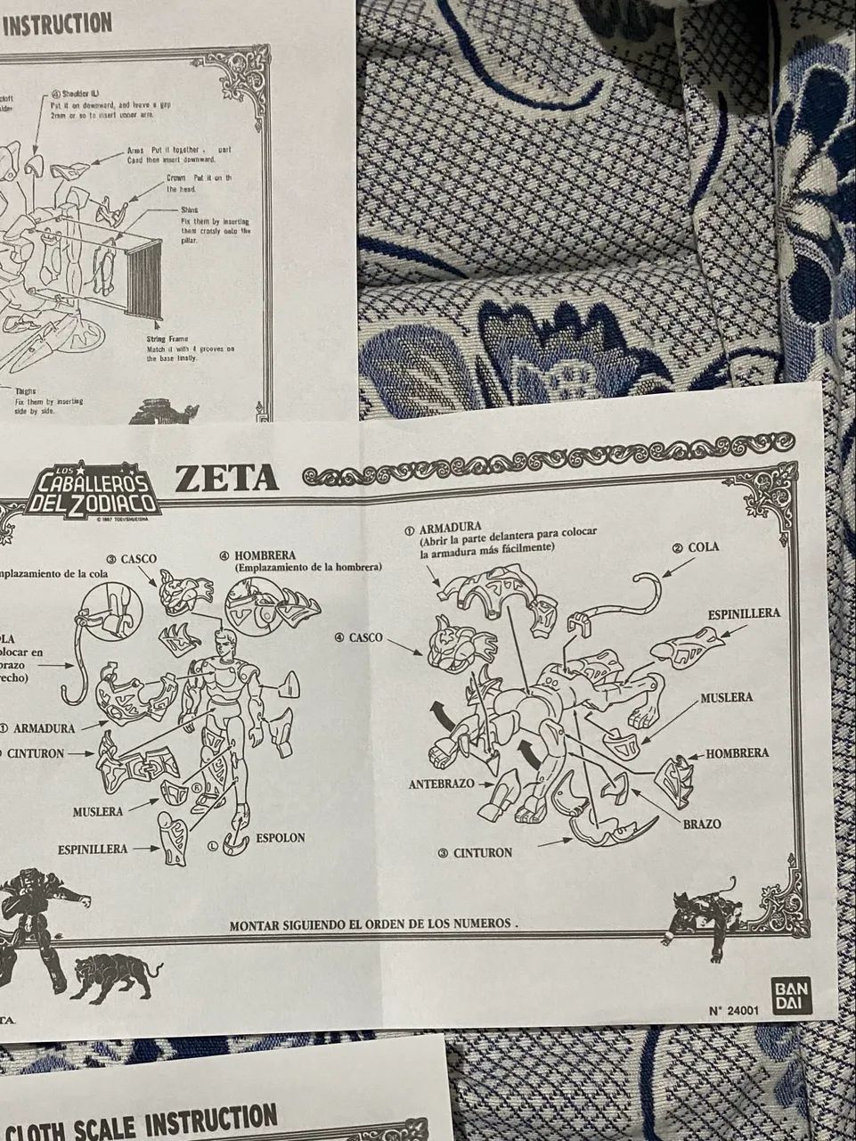 Manuais vintage dos cavaleiros do zodíaco  - Foto 3