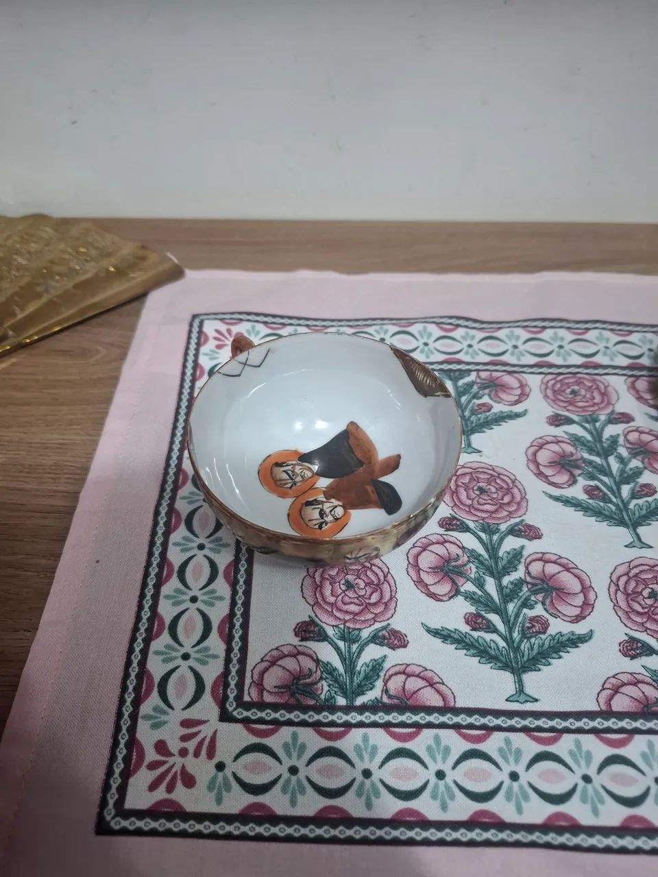 Exclusivo Conjunto Satsuma Vintage - Porcelana Japonesa Meiji com Pintura em Ouro - Foto 3