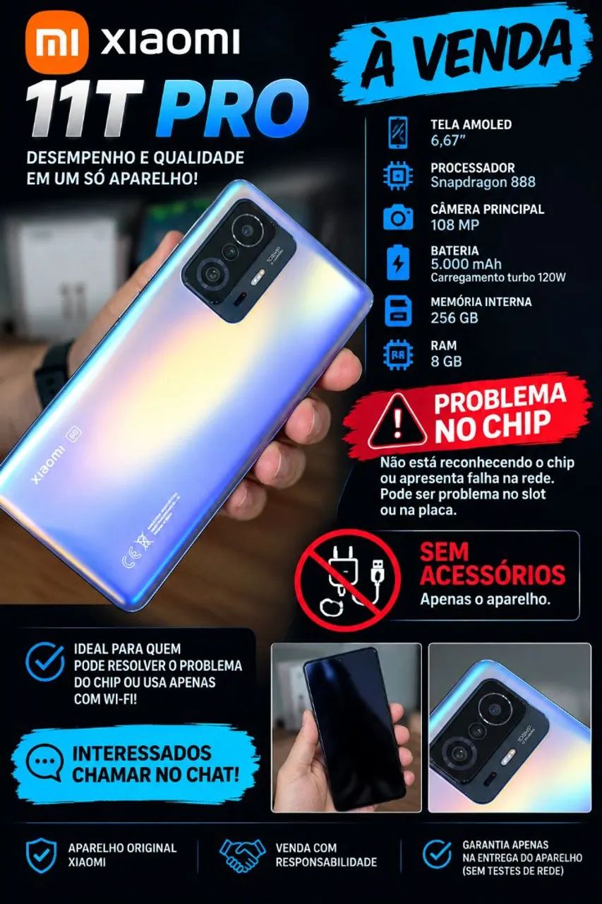 Vendo ou troco XIAOMI 11t pro 5g - Foto 2