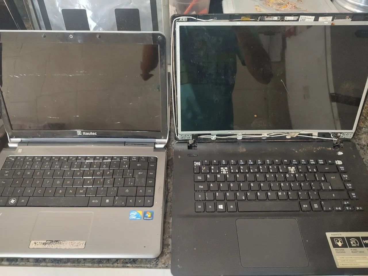 Lote com 5 notebooks com defeito - Foto 4